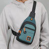 Nylon Chest Sling Bag for Men – Lightweight Crossbody Pouch