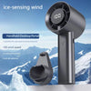 Portable Mini Handheld Fan with LED Display and Semiconductor Cooling