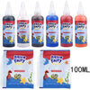 A collection of Aqua Fairy craft kits featuring various colored liquid products in glass bottles and powder packets.