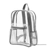 Heavy-Duty Transparent PVC Backpack with Padded Straps
