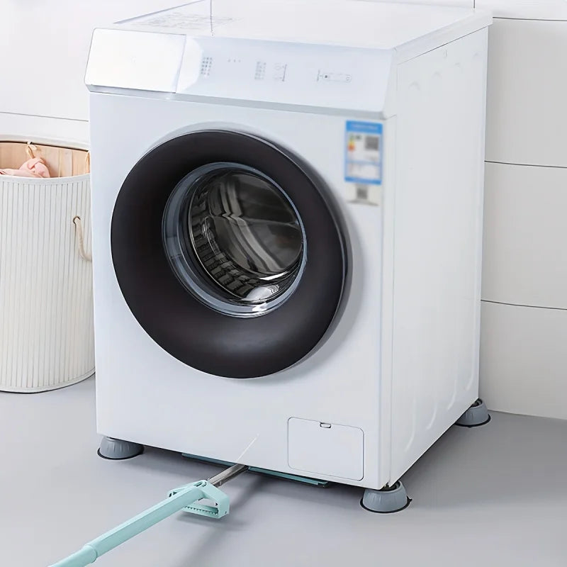 Anti-Slip Leveling Feet for Washing Machines and Refrigerators (4-Pack)