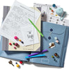 Emergency Preparedness Document Organizer with Accordion Pockets