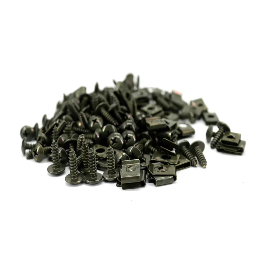 Self-Tapping U-Type Clip Fasteners with Screws for Vehicles
