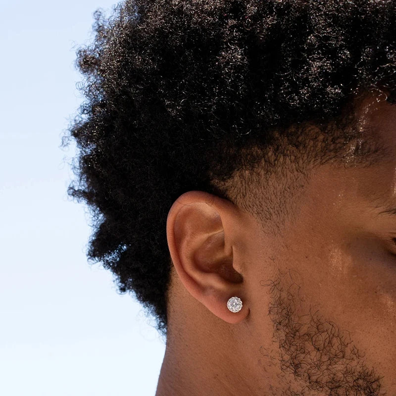Pendientes de Aro con Zirconia Cúbica
