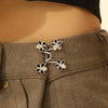 Floral Waist Tightener Buttons – No-Sew Pants Clips