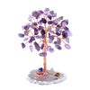 Amethyst Crystal Tree of Life on Natural Agate Slice Base