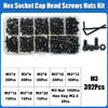 12.9 Grade Carbon Steel Hex Socket Cap Screw and Nut Assortment Kit