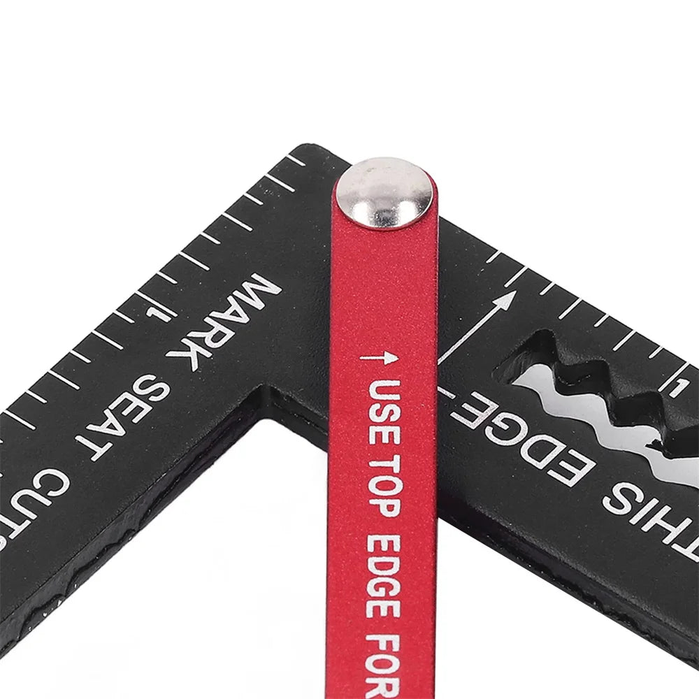 Adjustable Aluminum Alloy Triangle Ruler for Woodworking