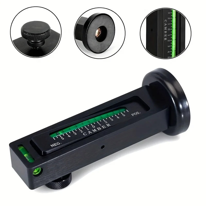 Magnetic Camber and Caster Gauge for Wheel Alignment