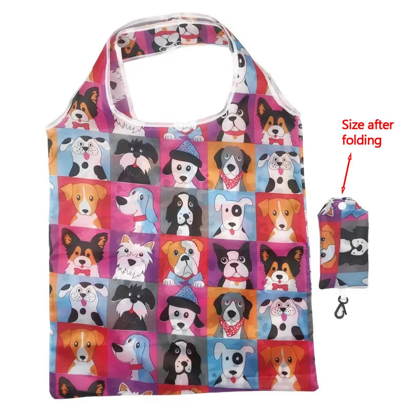 Foldable Nylon Shopping Tote
