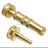 Heavy-Duty Brass Adjustable Garden Hose Nozzle Set