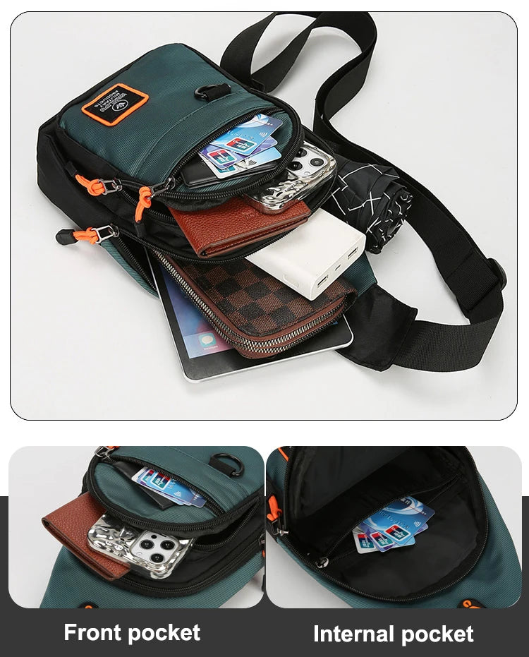 Large Capacity One-Shoulder Crossbody Sling Bag for Daily Commute