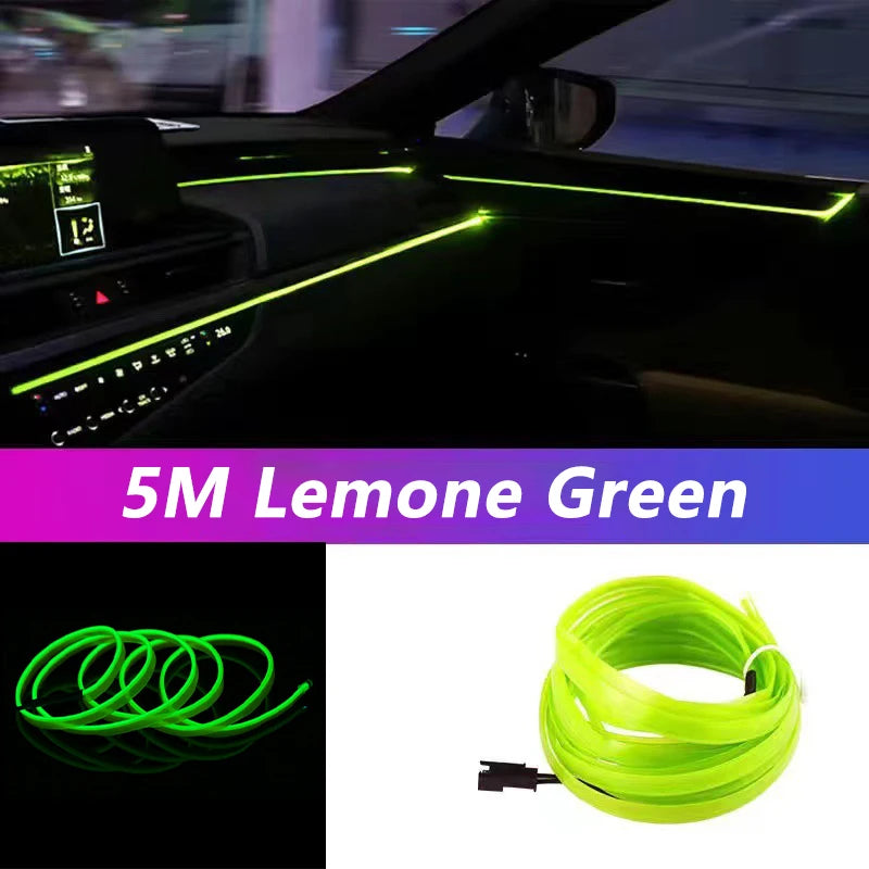 Flexible USB-Powered EL Wire Ambient Light Strip