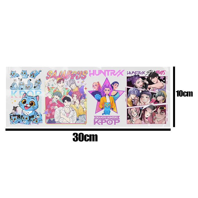 UV DTF Waterproof Transfer Stickers for Custom DIY Decor