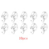 Heavy Duty Clear Suction Cup Hooks (10-Pack)