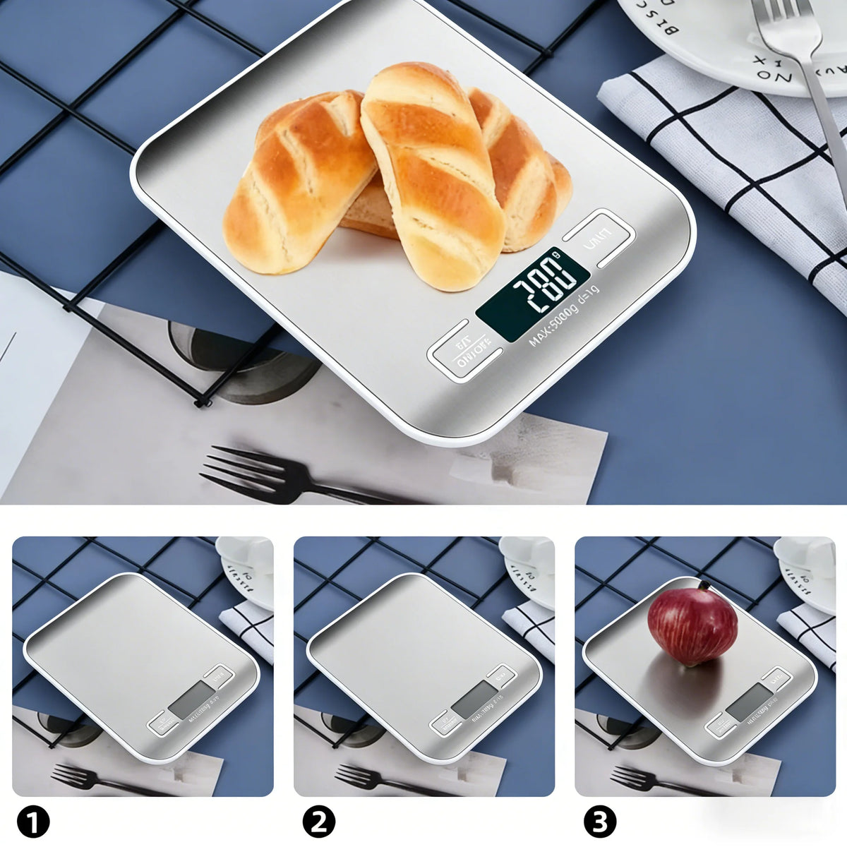 Báscula Digital de Cocina de Alta Precisión