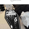 Gothic Skull Print Non-Slip Floor Mat