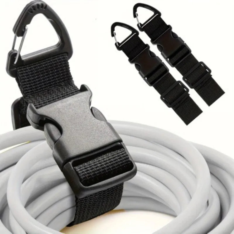 Heavy-Duty Adjustable Cord Organizer with 3-Axis Buckle