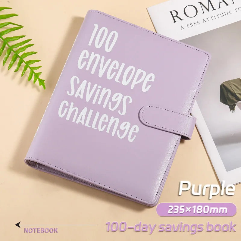 Budget Challenge Binder with Cash Envelopes