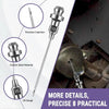 Grease Gun Coupler Kit with 90° Adapter and Needle Nozzles