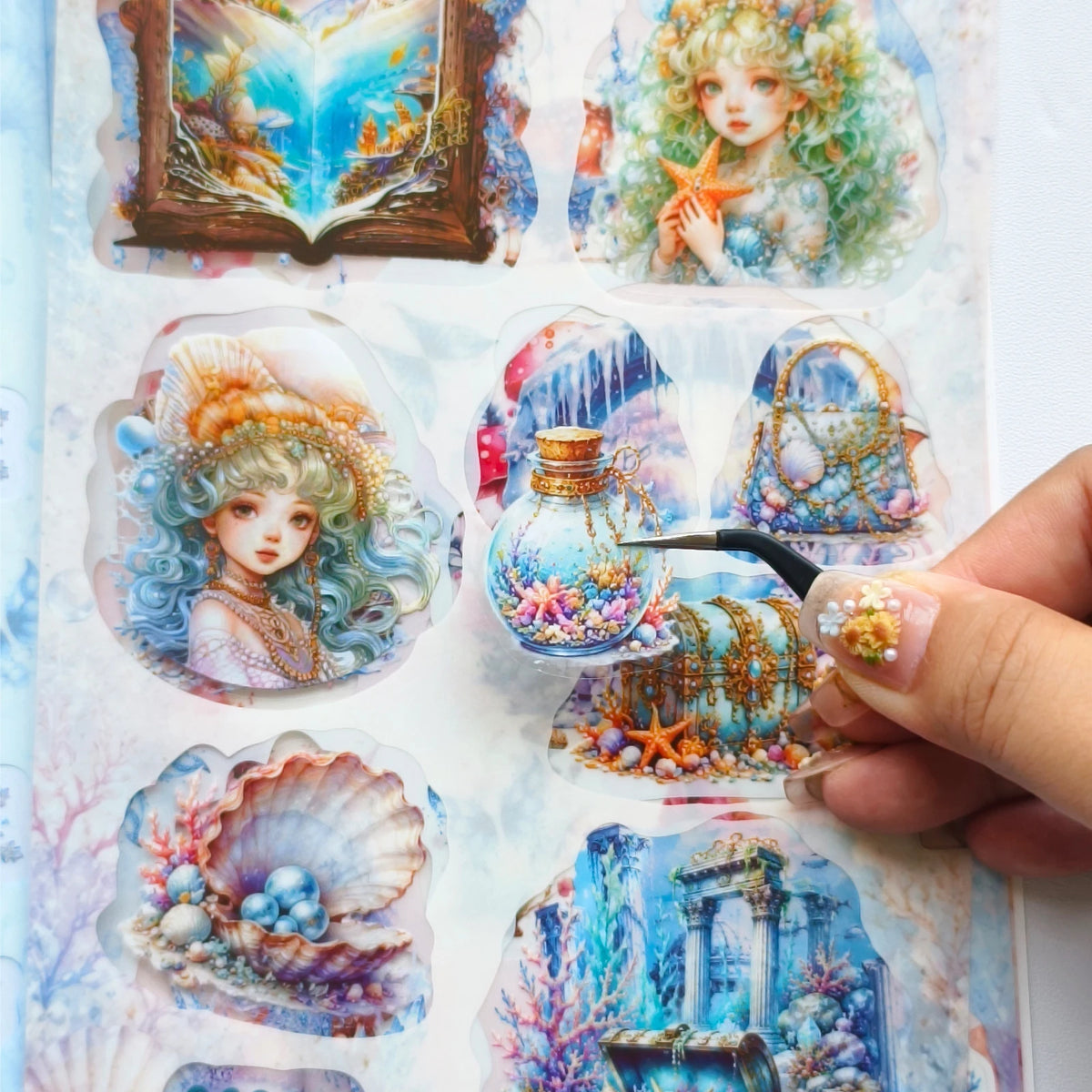 Fantasy Magic Sticker Book – 400+ Elf Stickers for Laptop, Water Bottle, Journal & More