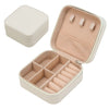 Compact PU Leather Jewelry Travel Case