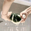 Leaf-Shaped Absorbent Microfiber Towel with Hang Loop