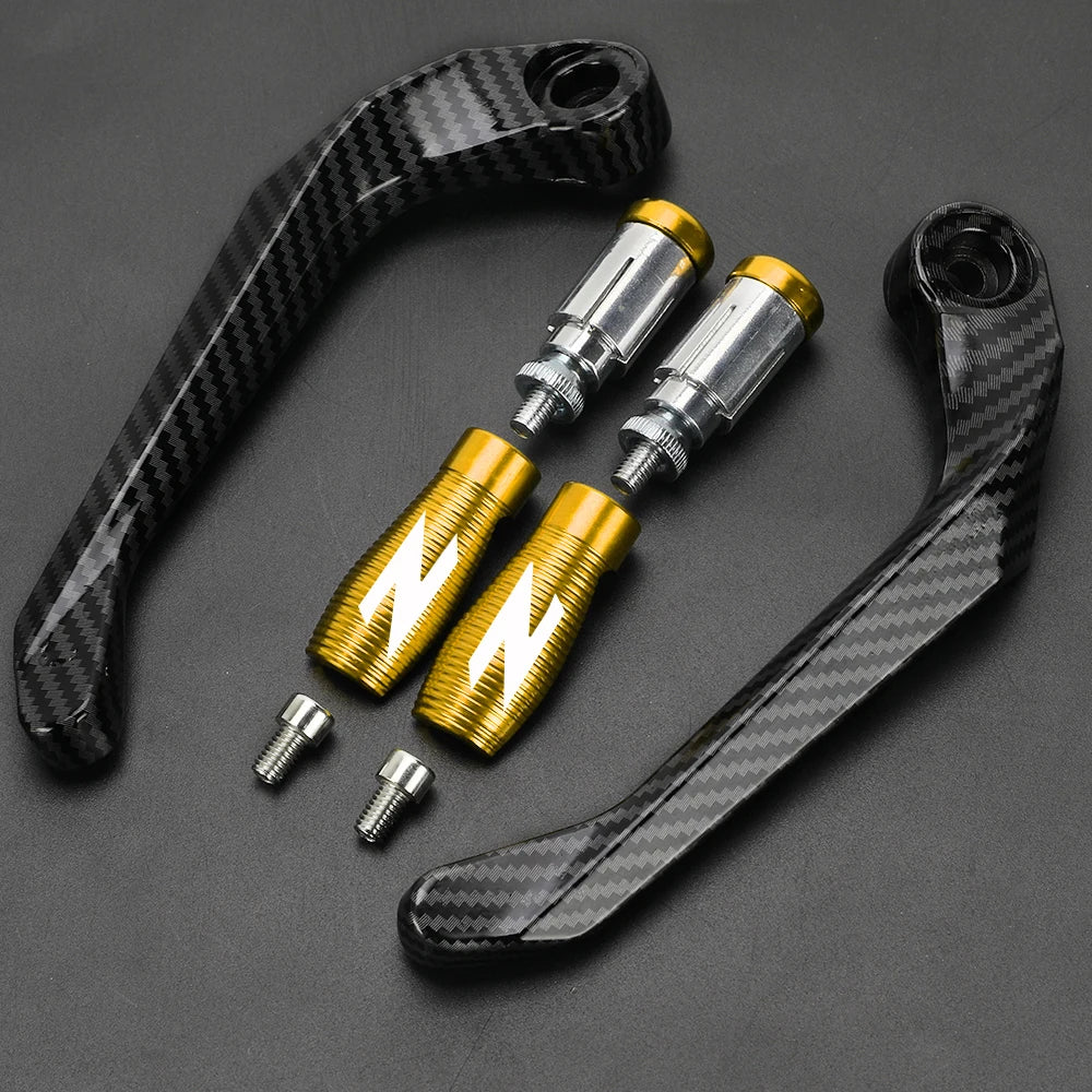 Motorcycle Handlebar Handguards with CNC Aluminum Levers Protector