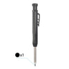 Precision Carpenter's Mechanical Pencil with Integrated Sharpener