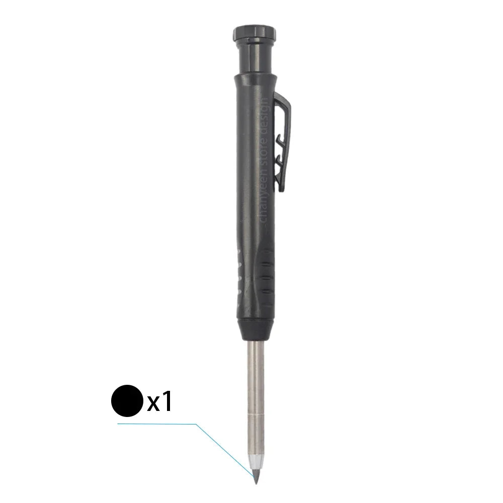 Precision Carpenter's Mechanical Pencil with Integrated Sharpener