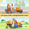 Magnetic Tiles Road Building Set for Kids