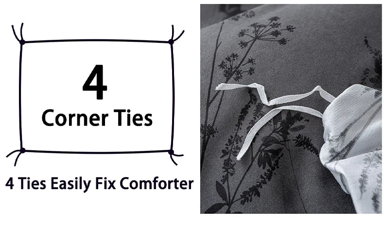 Artisan Pattern Print Duvet Cover Set with Pillowcases