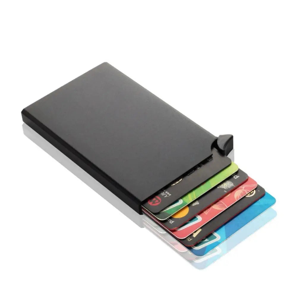 Tragbarer Aluminium-RFID-Blockier-Kartenhalter