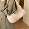 Retro Suede Shoulder Bag with Large Capacity