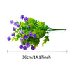 UV-Resistant Artificial Flower Bouquet for Indoor & Outdoor Decor
