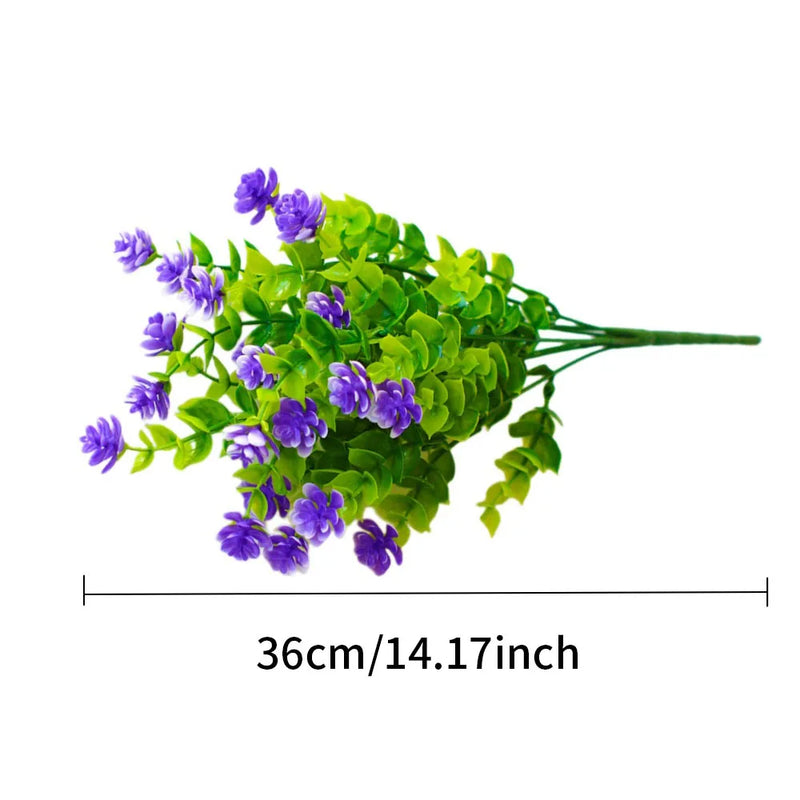 UV-Resistant Artificial Flower Bouquet for Indoor & Outdoor Decor