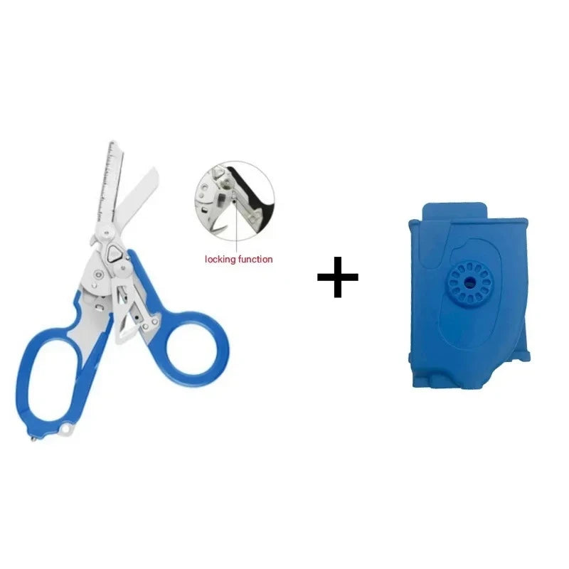 Compact Multi-Purpose Emergency Rescue Scissors