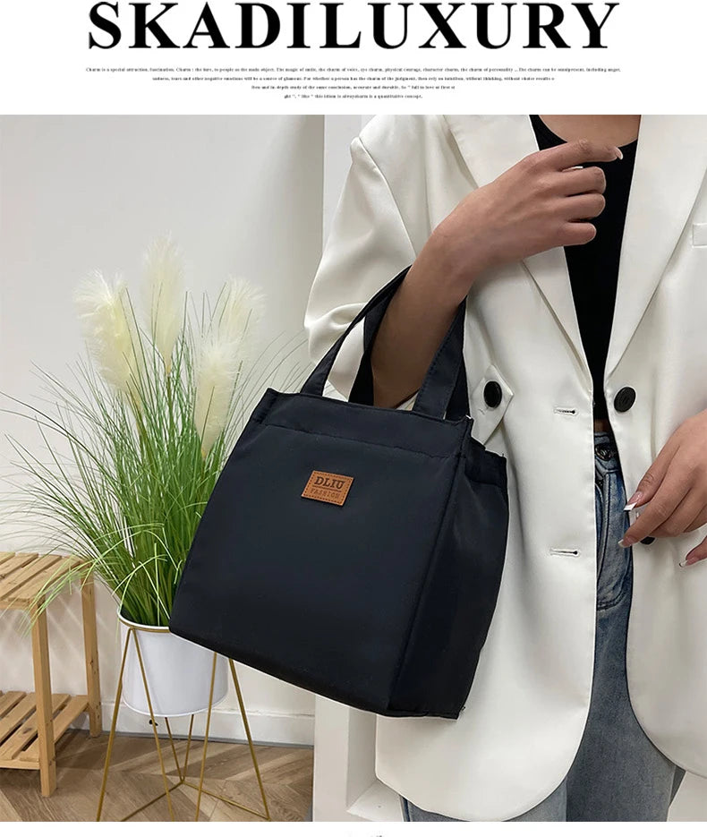 Insulated Lunch Bag with Top Handle for Work