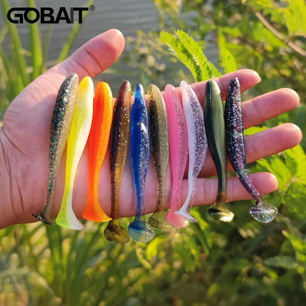 Realistic Soft Bait Fishing Lures with Jig Heads
