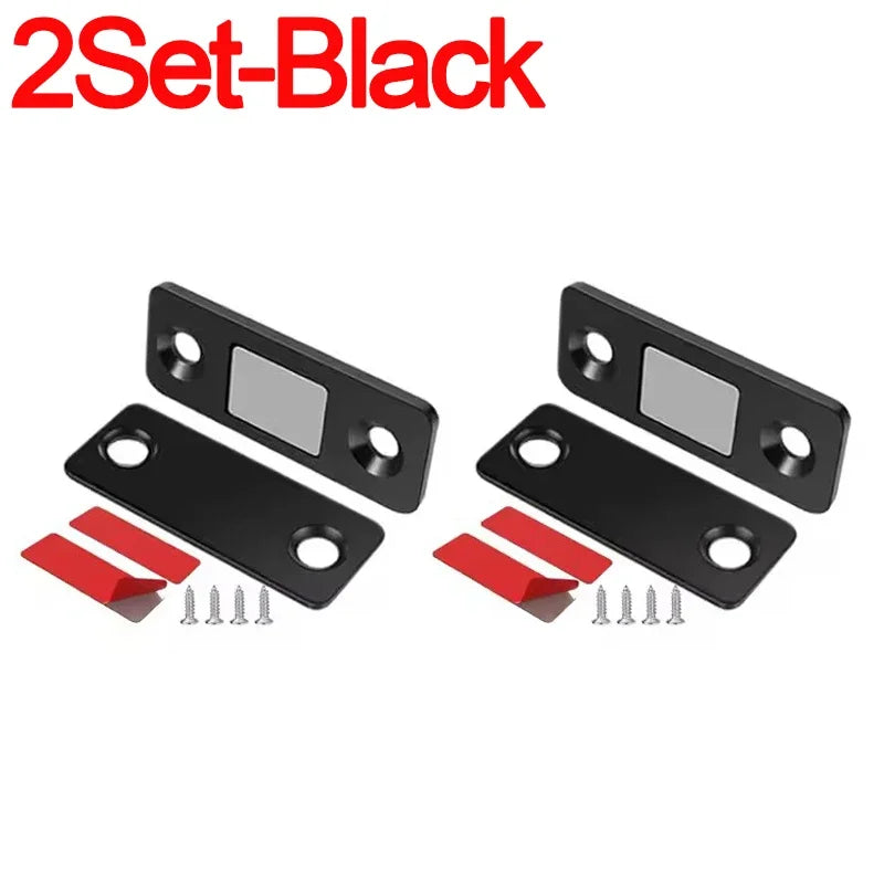 Invisible Magnetic Cabinet Door Catch with Adhesive Mounting
