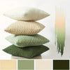 Modern Corduroy Cushion Covers with Hidden Zipper