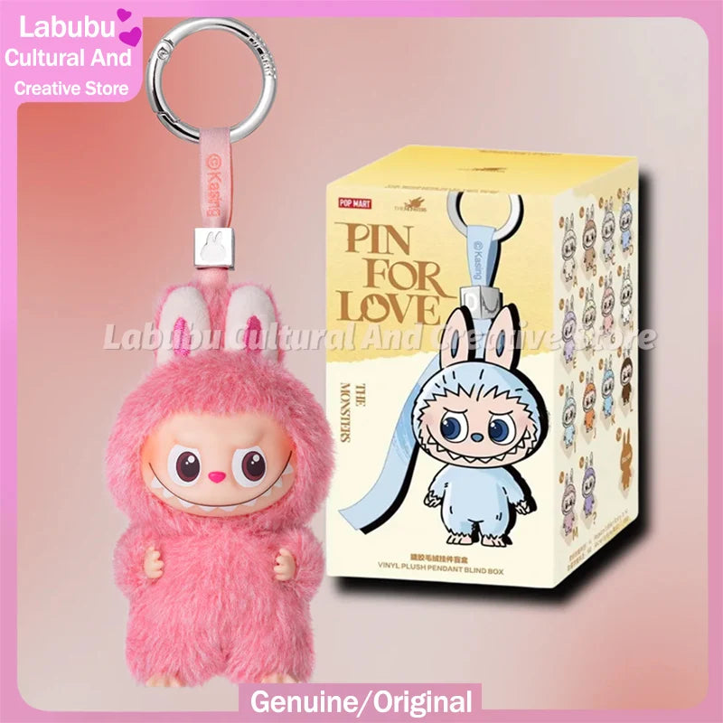 Labubu The Monsters Vinyl Face Plush Doll Pendant Keychain