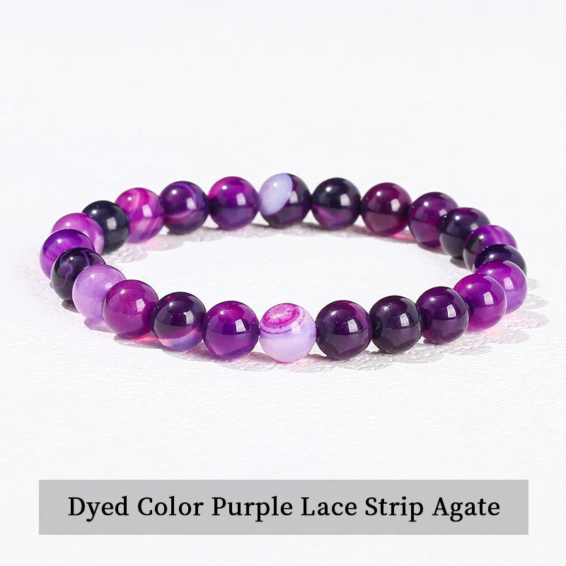Natural Stone Beaded Bracelet