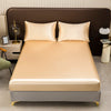 Luxury Satin Bedding Set with Fitted Sheet and Pillowcases