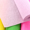 Handmade Crepe Paper Roll for DIY Paper Flowers