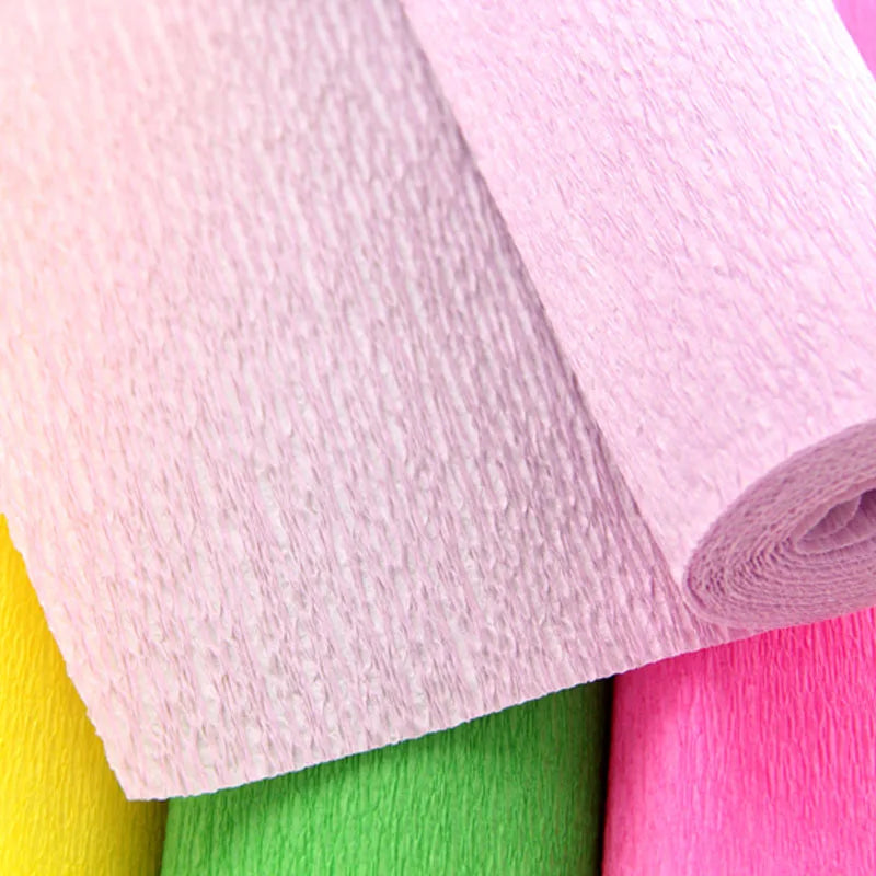 Handmade Crepe Paper Roll for DIY Paper Flowers