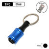 1/4" Hex Quick-Change Screwdriver Bit Holder with Keychain