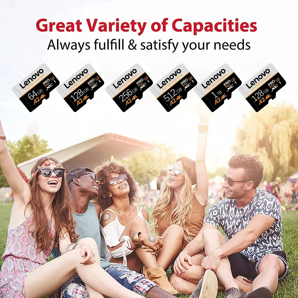 High-Speed MicroSD Memory Card with SD Adapter