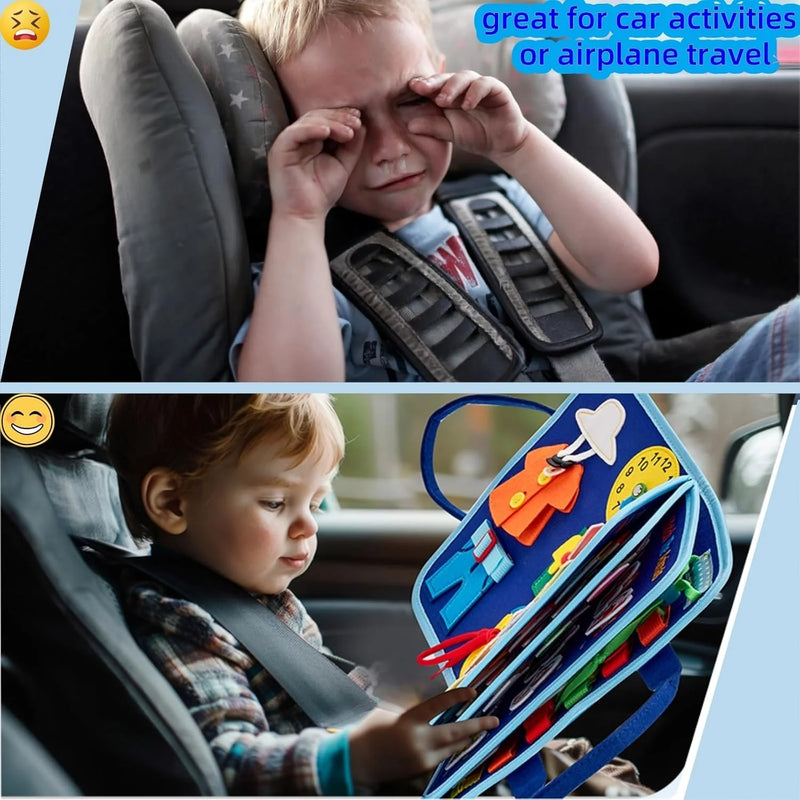 Montessori Transportation Busy Board for Toddlers