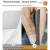 Hand holding a thick, black, textured panel of self-adhesive grille material.